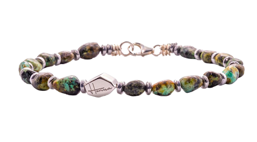 Bracciale Pietre Dure Argento 925 Uomo DOnna 